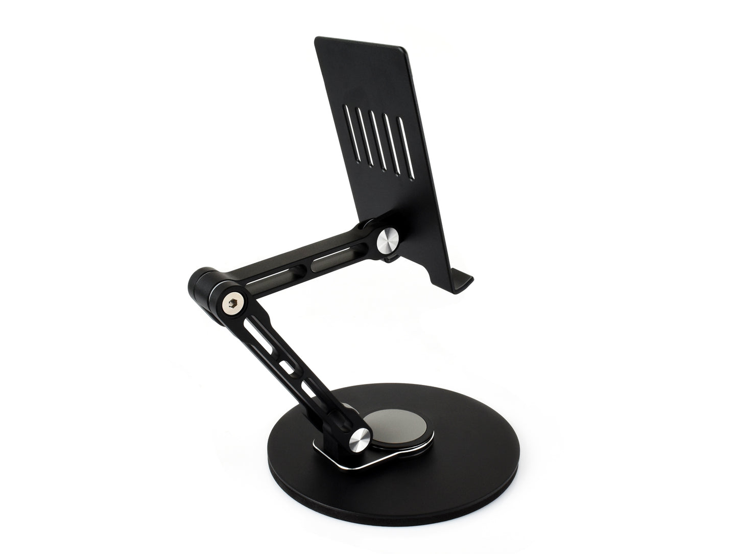 Portable Monitor Adjustable Stand, Compatible with 4~18.5inch Monitors, Supports Multi-axis Rotation, Weighted Base And Ergonomic Design, Foldable For Easy Storage