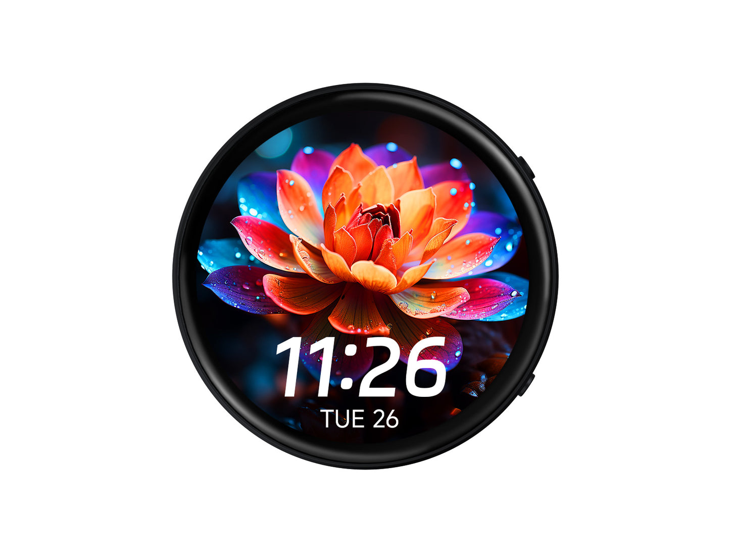 Tuya T5-E1 1.75inch AMOLED Round Development Board, 466 × 466 Pixels, QSPI Interface, Supports Tuya Smart Global AI Cloud Development Platform And Multiple AI Large Models, All-In-One Touch Display