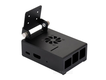 Aluminum Alloy Cooling Case For VisionFive2 Lite, Comes With Heatsink And Cooling Fan, With Camera Holder, Supports Installing IMX219 Series Camera Modules
