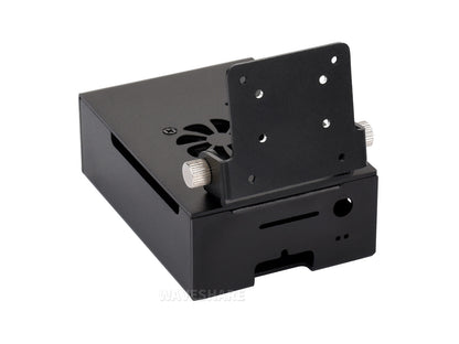 Aluminum Alloy Cooling Case For VisionFive2 Lite, Comes With Heatsink And Cooling Fan, With Camera Holder, Supports Installing IMX219 Series Camera Modules