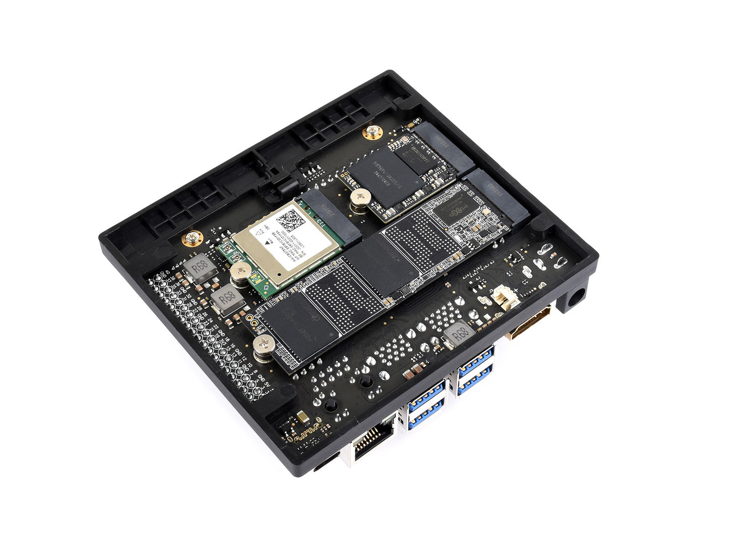 Waveshare Jetson Orin Nano / NX Super Base Board HDMI Version, Based on Jetson Orin Nano/NX AI Module
