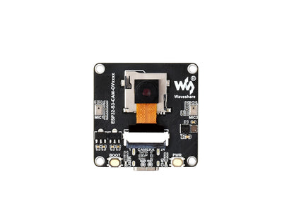 ESP32-S3 AIoT Camera Development Board, Integrated Audio Input And Output Module, Supports Connecting External Display, Image Capture & Recognition And AI Speech Interaction Support
