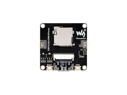 ESP32-S3 AIoT Camera Development Board, Integrated Audio Input And Output Module, Supports Connecting External Display, Image Capture & Recognition And AI Speech Interaction Support