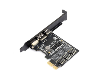 Luckfox PicoKVM Ext Expansion Board, Compatible With PCIe ×1 / ×4 / ×8 / ×16 Slots, Adapting Motherboard USB Ports, Works With Luckfox PicoKVM For Remote Power Management