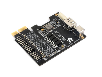 Luckfox PicoKVM Ext Expansion Board, Compatible With PCIe ×1 / ×4 / ×8 / ×16 Slots, Adapting Motherboard USB Ports, Works With Luckfox PicoKVM For Remote Power Management