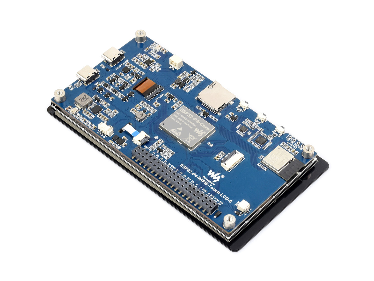 ESP32-P4-WIFI6 5inch Development Board, 720 × 1280 Resolution, 5-Point Touch, Onboard Audio Codec Chip, Supports Wi-Fi 6 And BLE 5, Optional For OV5647 Camera