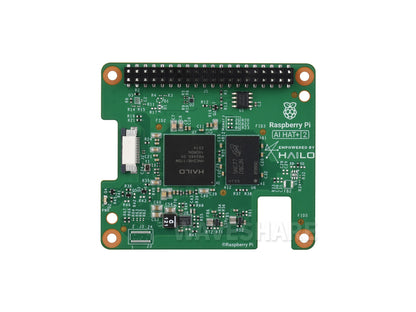 Official Raspberry Pi AI HAT+ 2, Built-in Hailo-10H AI Accelerator And 8GB Onboard RAM, Comes With Heatsink