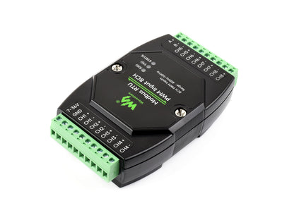 Industrial 8-Ch PWM Input Module, Modbus RTU Protocol, Isolated RS485 Interface, Supports Frequency And Duty Cycle Acquisition, With Various Isolation And Protection Circuits