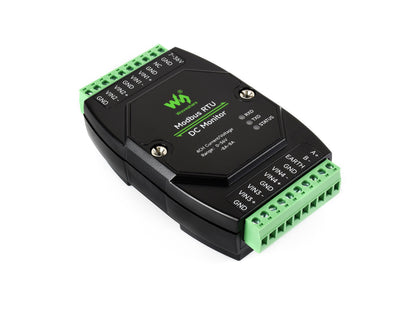 Industrial 4-Ch DC Monitoring Module, 16-bit High-Precision Acquisition, Supports Voltage and Current Measurement, Modbus RTU Protocol
