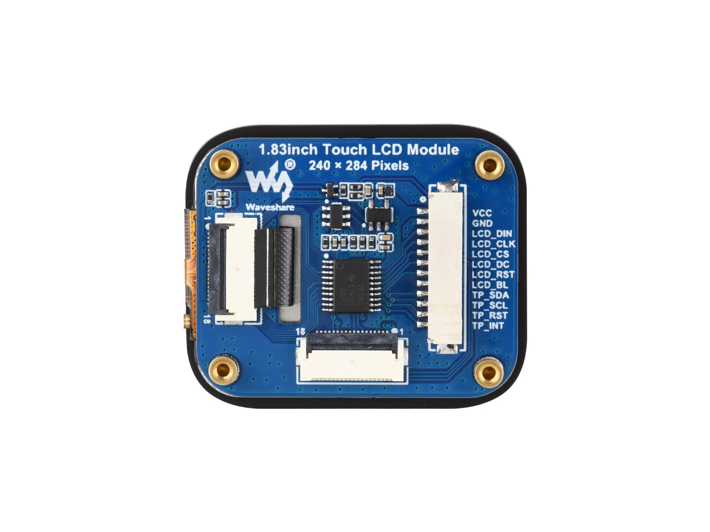 1.83inch Touch LCD Display Module, Micro LCD Display, 240×284 Resolution, IPS, SPI And I2C Communication, 262K Display Color