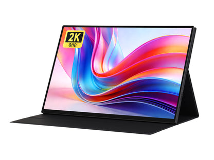Luckfox 16inch 2K Portable Touch Monitor With Magnetic Protective Case, 2560 × 1600 Resolution, HDR 165Hz Refresh Rate, IPS Panel, Optical Bonding, 10-Point Touch