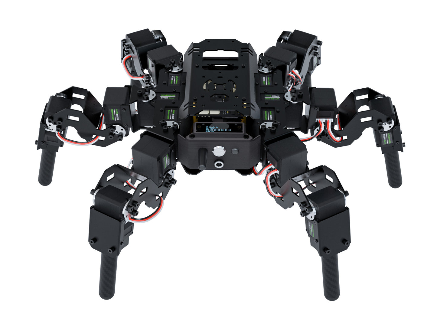 18-DOF HexArth Bionic Hexapod Robot, Open Source For ESP32, Supports Vector Motion Control, Attitude Angle Rotation Control, And Self-Balancing Control
