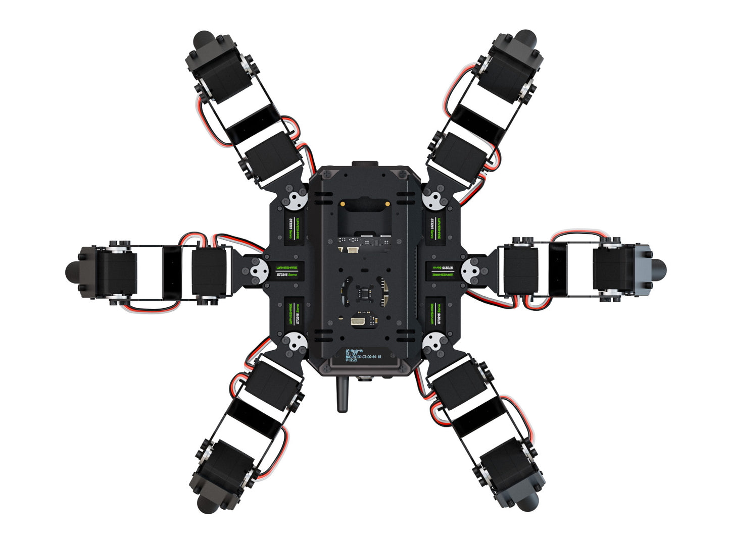 18-DOF HexArth Bionic Hexapod Robot, Open Source For ESP32, Supports Vector Motion Control, Attitude Angle Rotation Control, And Self-Balancing Control