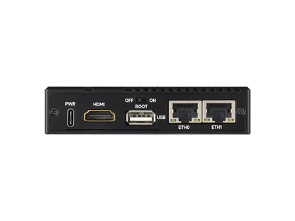 Gigabit / 2.5G Dual Ethernet Mini-Computer (B) Based On Raspberry Pi CM5 (NOT included), Dual RJ45 Ethernet Ports, Supports 4K Display Output And Dual MIPI Interfaces