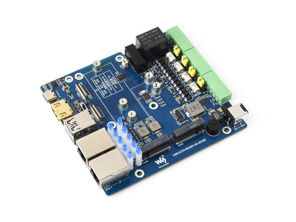 Gigabit/2.5G Dual Ethernet Multi-Function Expansion Board Based On Raspberry Pi CM5 (NOT included), Supports RS485 Industrial Communication, 4G / 5G Module And 4K Display Output