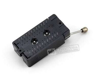 DIP 24 Pin ZIF Socket (ARIES Black), Test & Burn-in Socket