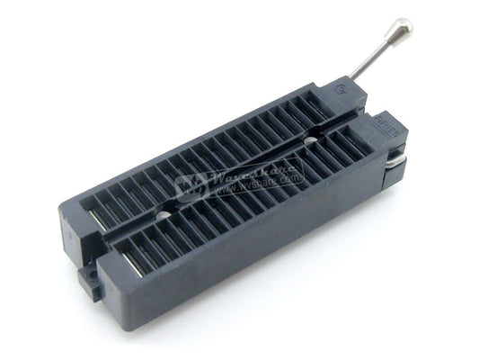DIP 40 Pin ZIF Socket (ARIES Black), Test & Burn-in Socket