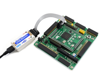 Waveshare USB Blaster Download Cable, compatible with ALTERA USB Blaster FPGA/CPLD programmer, high-speed FT245+CPLD solution